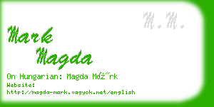 mark magda business card